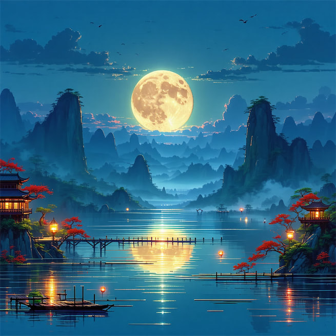 唤起封姨清晚景，更将荔子荐新圆。 Poster