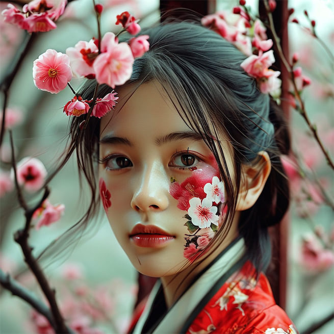 去年今日此门中，人面桃花相映红。 Poster