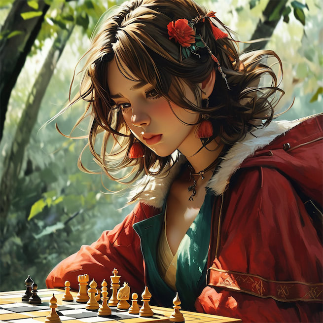 易醉扶头酒，难逢敌手棋。 Poster