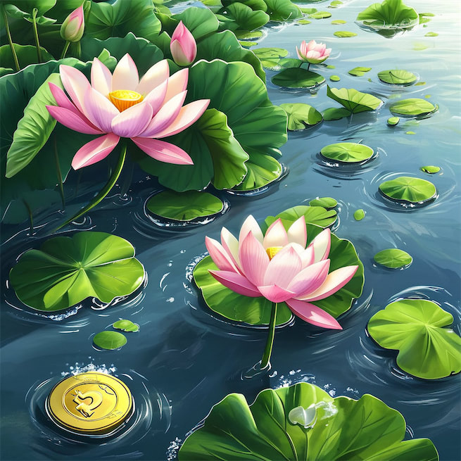 长江春水绿堪染，莲叶出水大如钱。 Poster